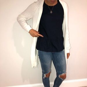 ⭐️ BP. Long White Cardigan